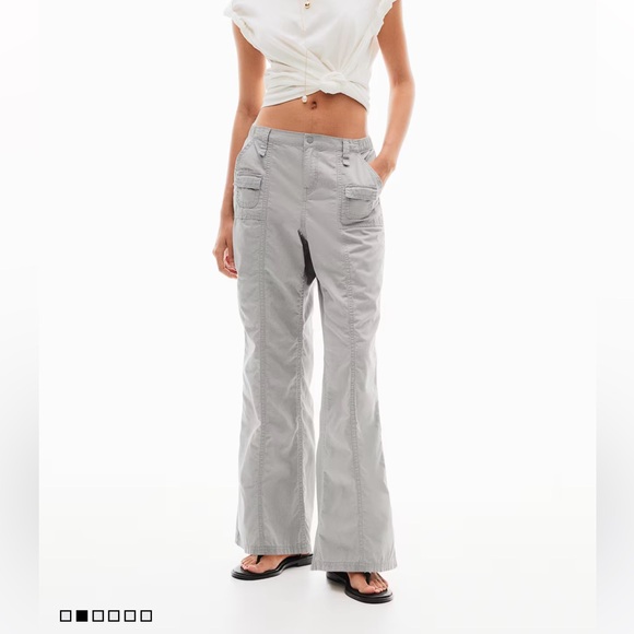 H&M Pants - H&M Canvas Cargo Trousers Pants Black